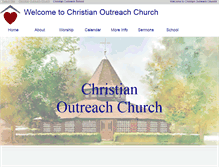 Tablet Screenshot of christianoutreachchurch.org